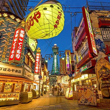 Wutong-40 Minutes Direct To Kansai Airport And 5 Minute Walk To Jr Or Subway Or Nankai Line And 1 Minute To Tsutenkaku The Landmark Of Osaka And Many Japanese Bistros Nearby Εξωτερικό φωτογραφία