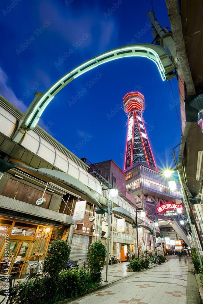 Wutong-40 Minutes Direct To Kansai Airport And 5 Minute Walk To Jr Or Subway Or Nankai Line And 1 Minute To Tsutenkaku The Landmark Of Osaka And Many Japanese Bistros Nearby Εξωτερικό φωτογραφία